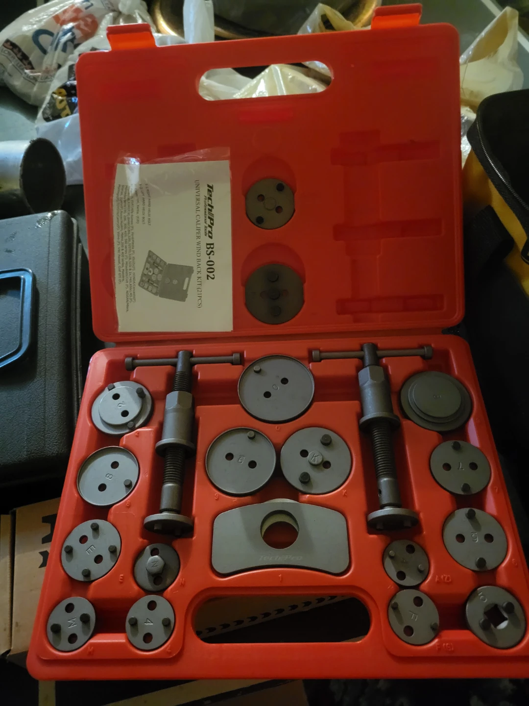 TechPro Universal Caliper Wind Back Kit (21 Piece)