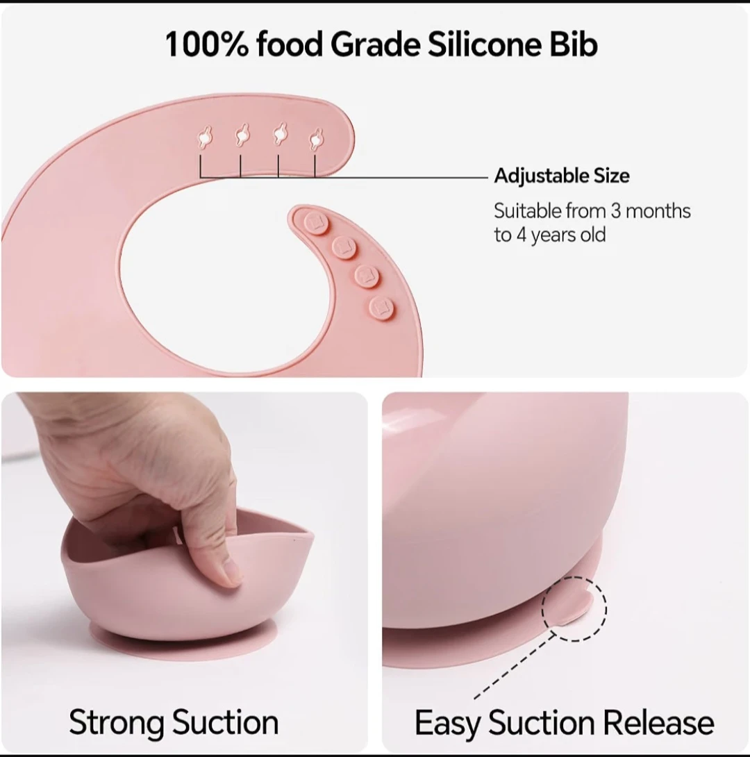 15-Piece USEHO Silicone Baby Feeding Set - photo 3