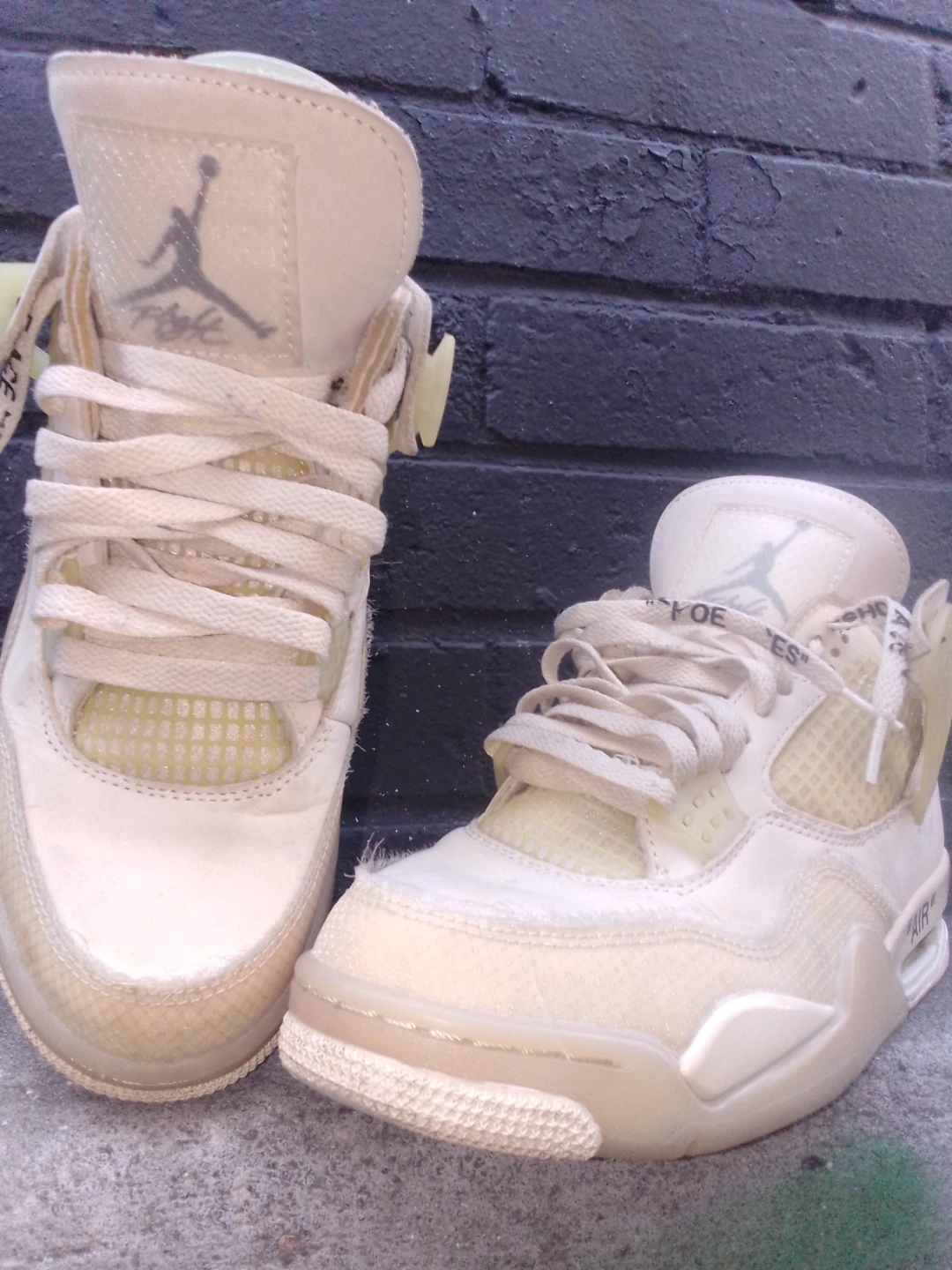 Nike Air Jordan 4 Retro Off-White Sail - photo 2