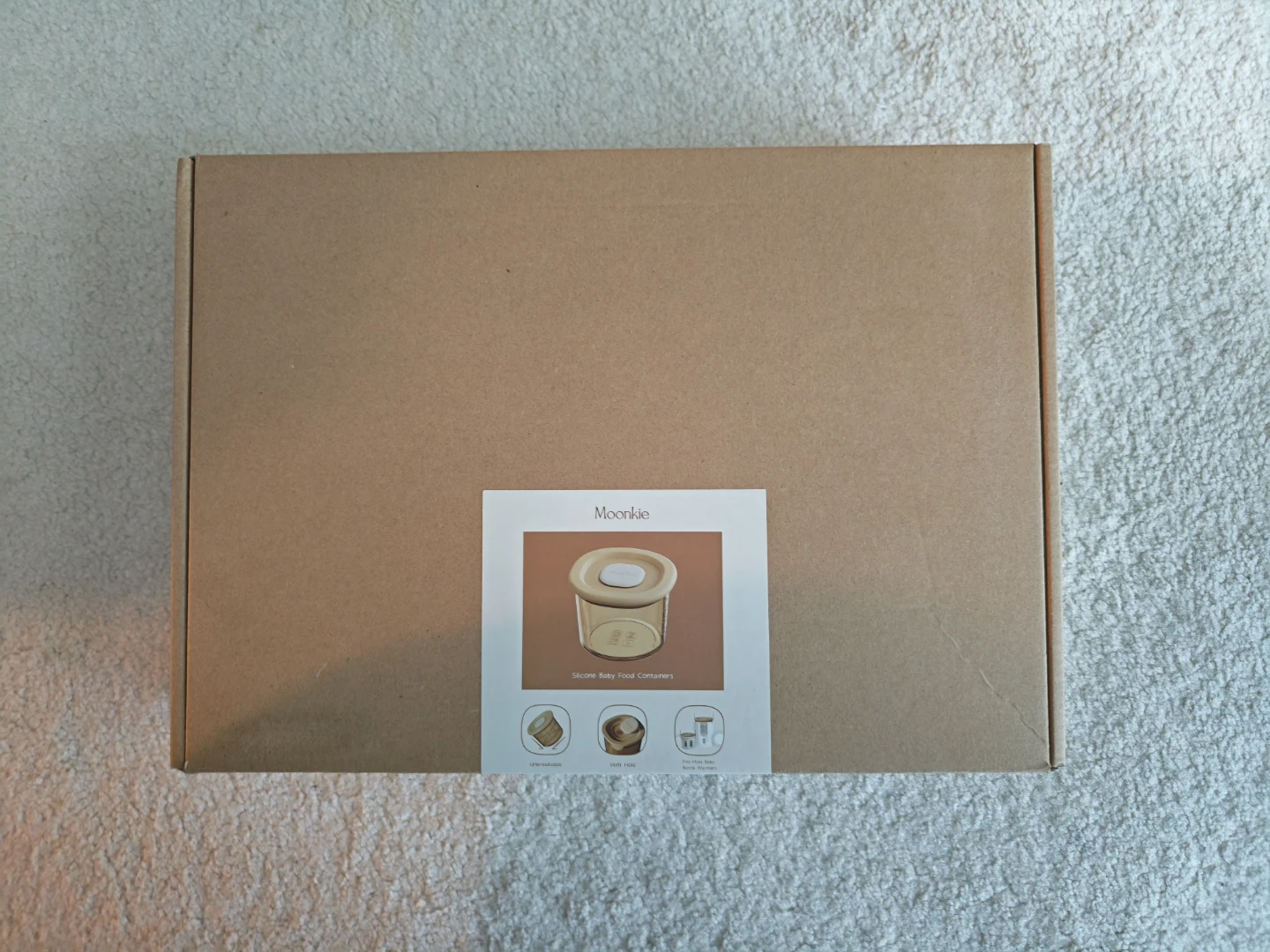 （Brand New) Moonkie Silicone Baby Food Containers,12 Pack
