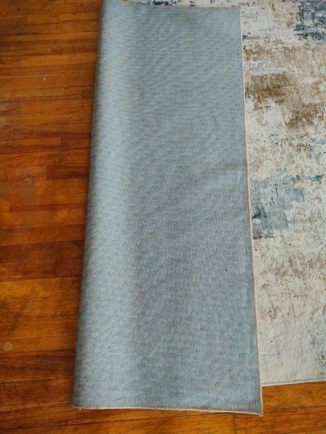 5x7 Blue & Tan Abstract Rug (Pet/Smoke Free) - photo 3