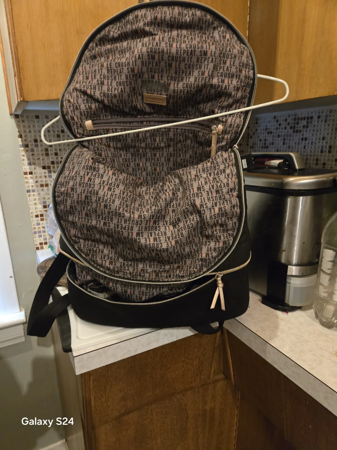Stella& dot zipper backpack