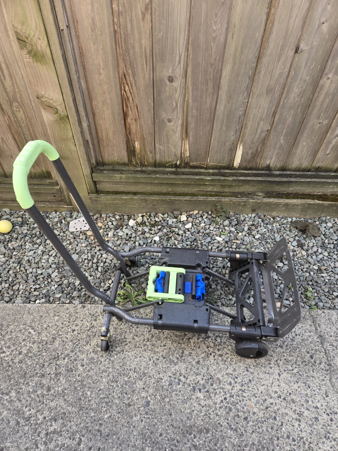 Dual folding moving cart trolly