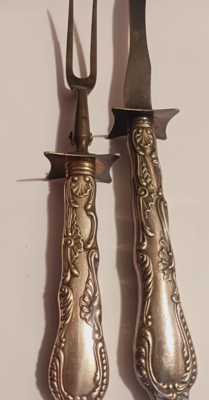 Sterling Silver Gorham Large Carving Set