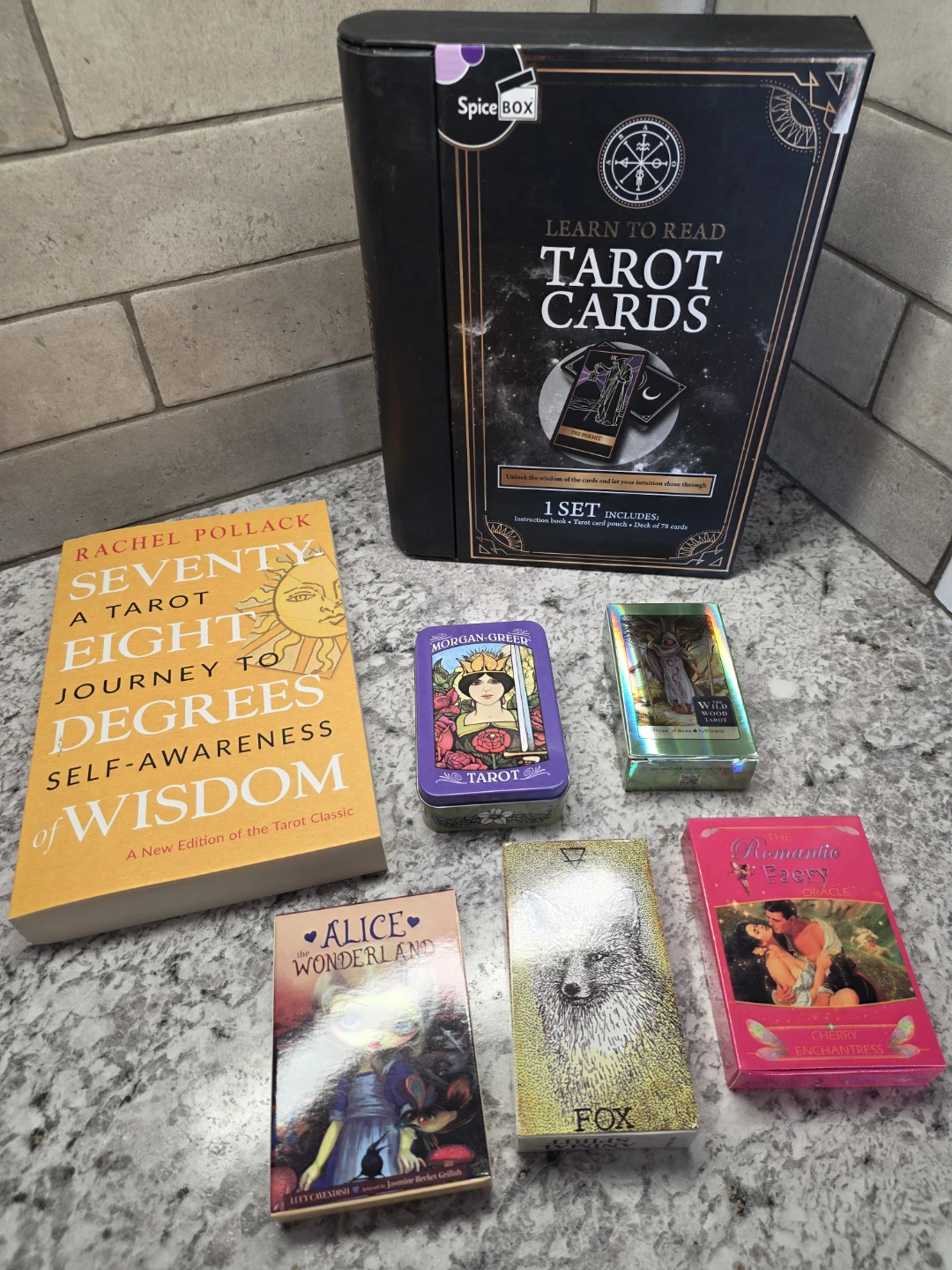 Tarot and Oracle Card Deck Collection with Book