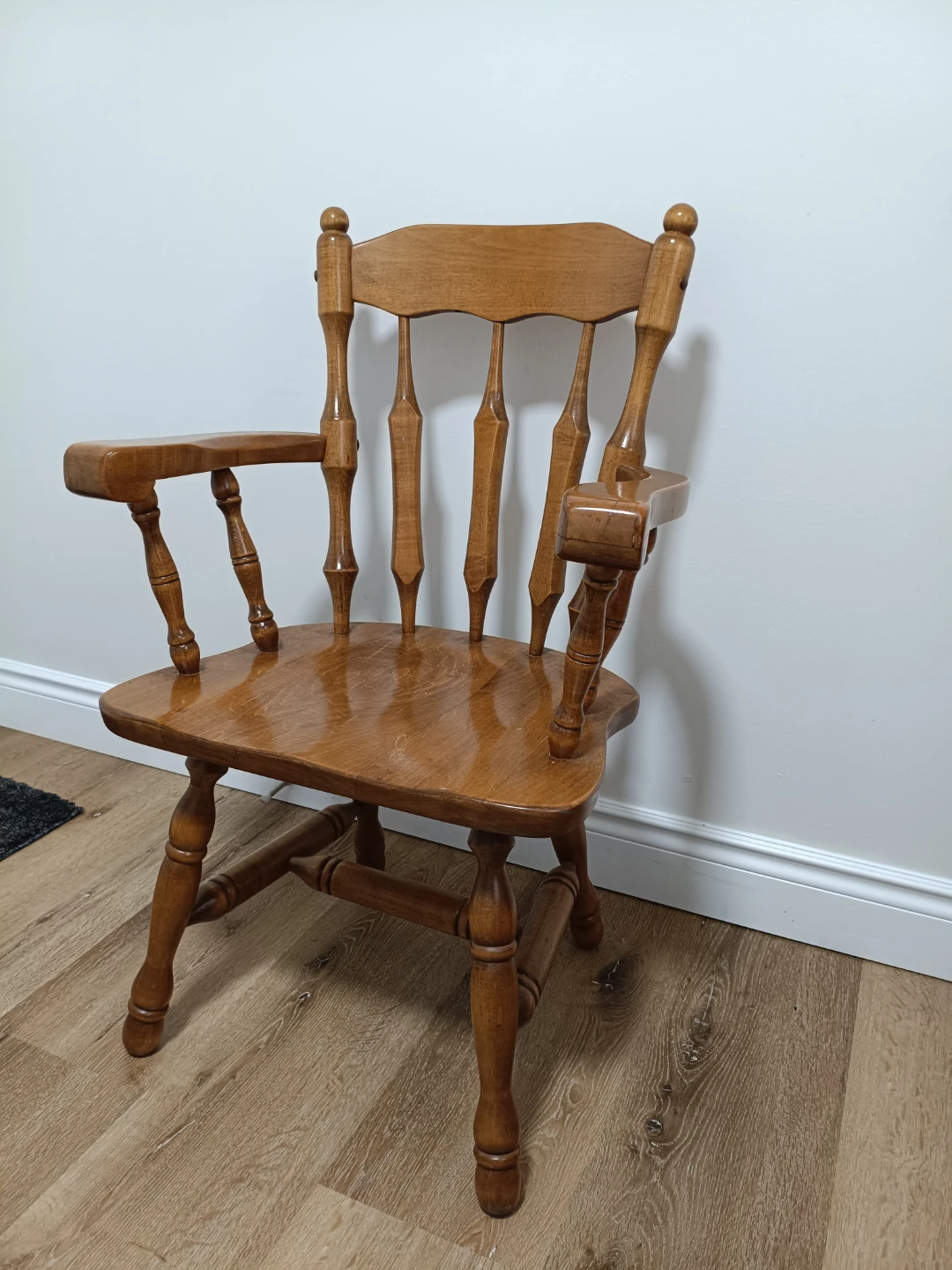 Wooden Desk with Matching Chair - photo 4