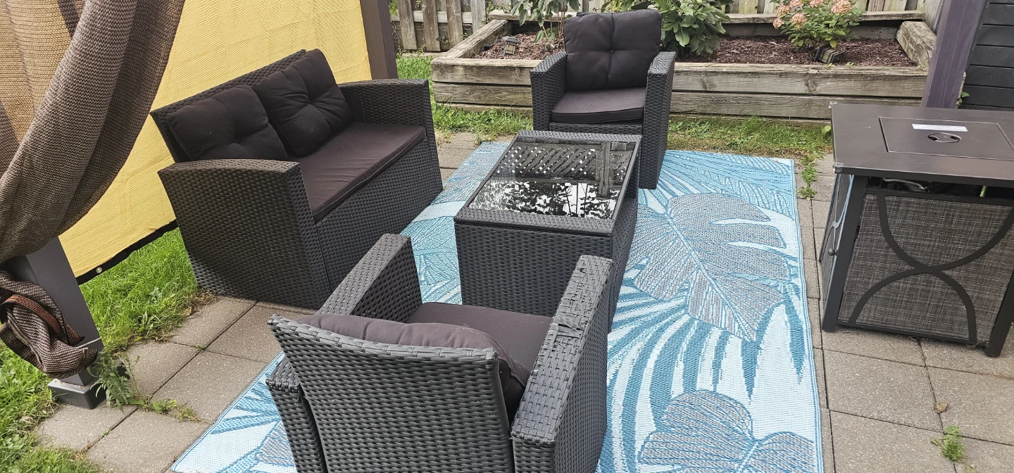 4 pc Wicker Patio Furniture Set - photo 2