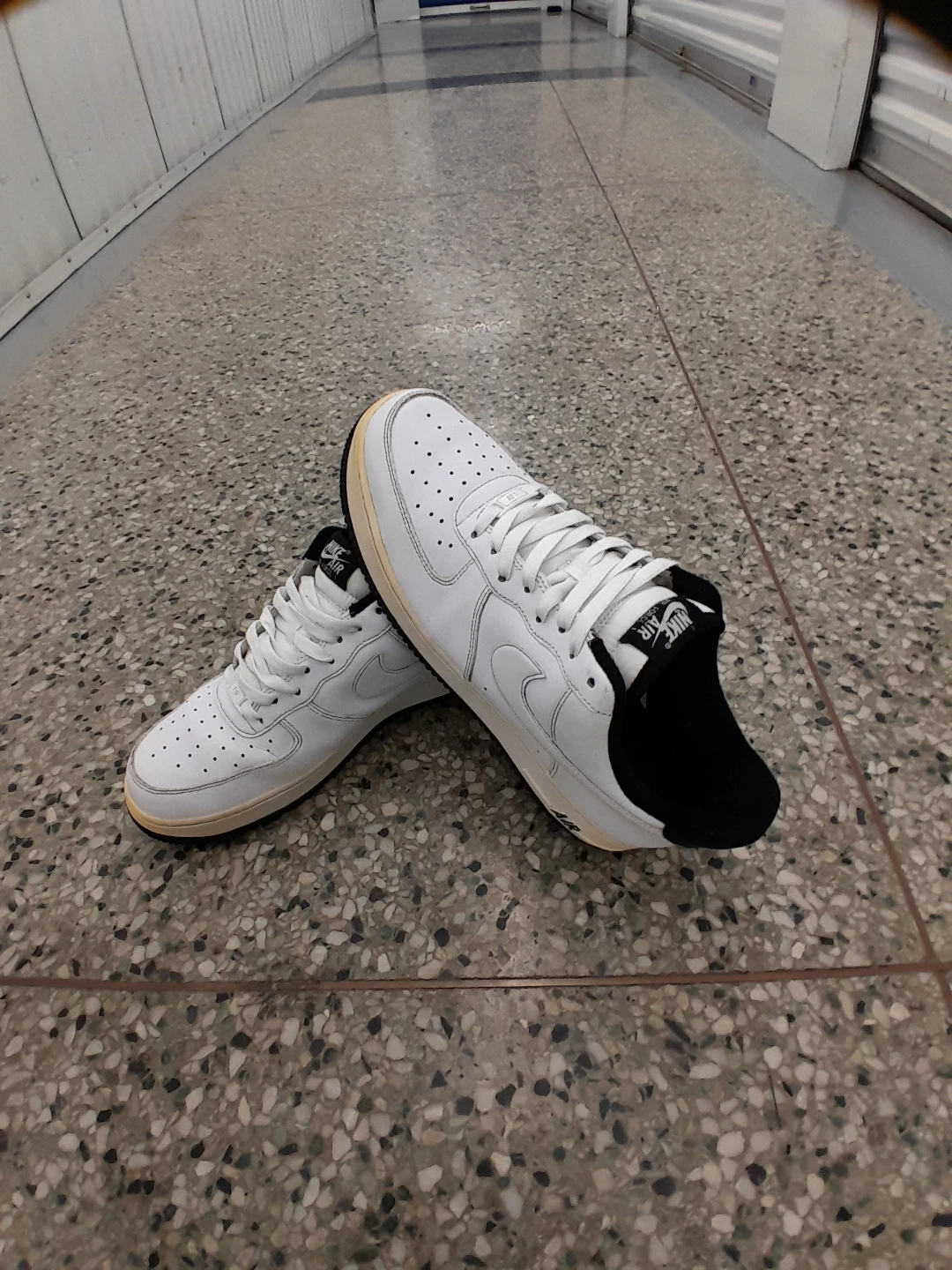 Nike Air Force 1 Low White Sneakers Men's Size 10 - photo 5