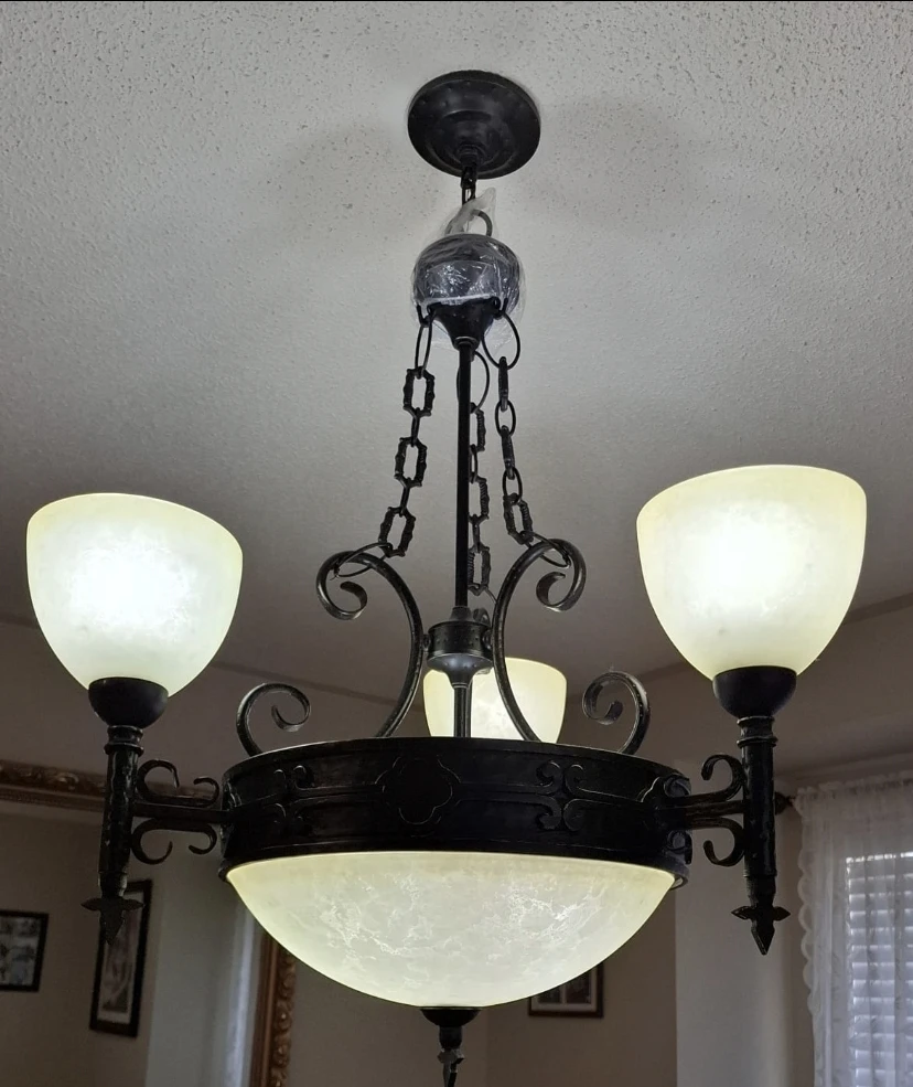 Rustic Iron Chandelier