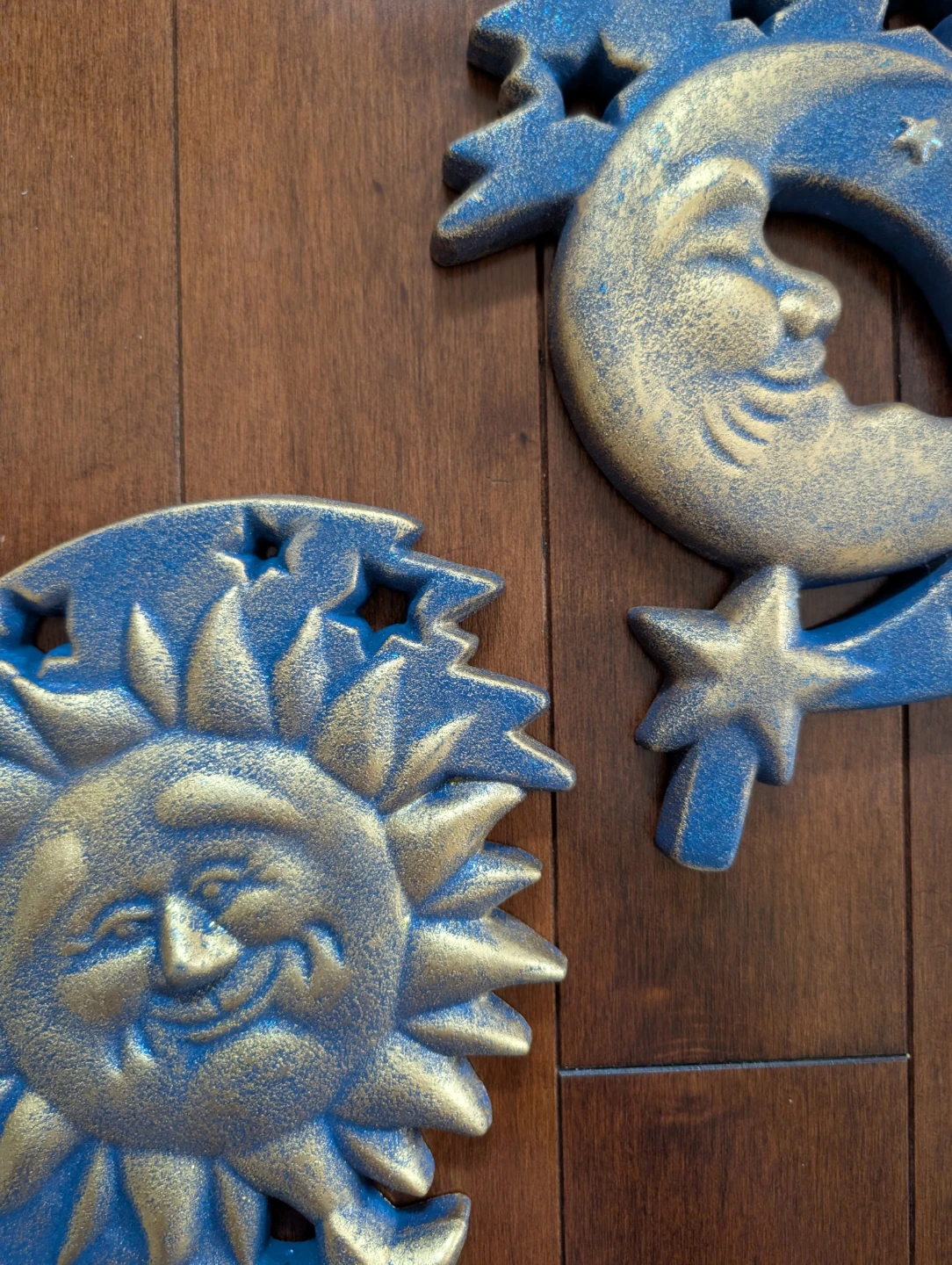 CELESTIAL TERRACOTTA MOON & SUN WALL HANGINGS - photo 3
