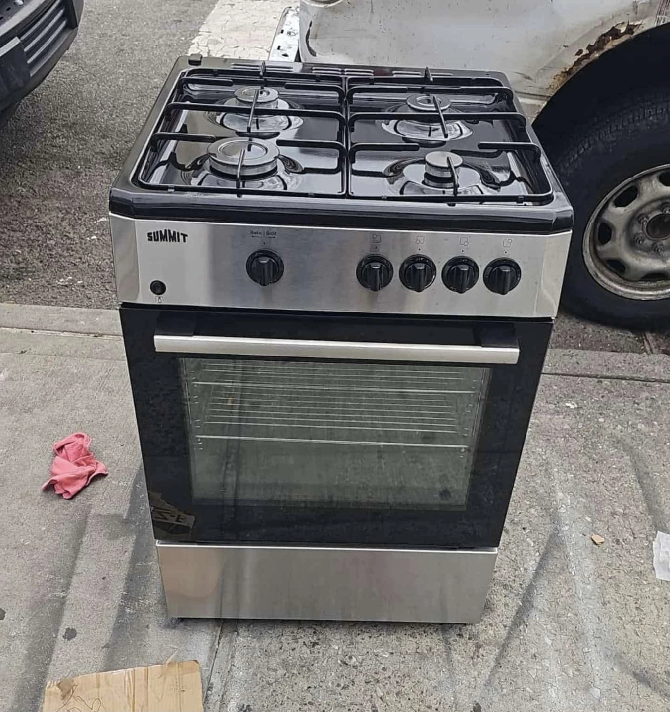 Summit 24in Gas Range Stove Oven