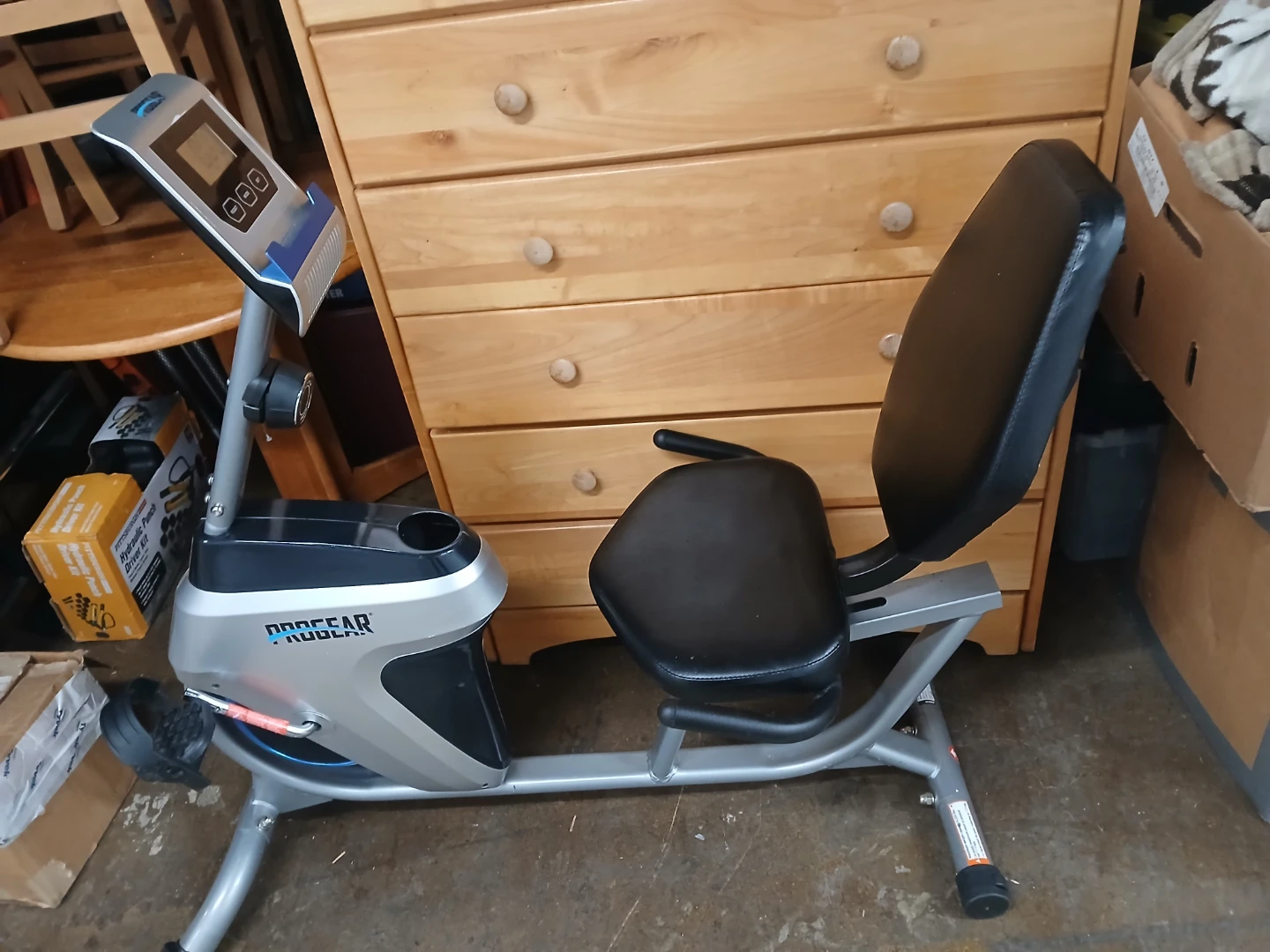 Recumbent  bike like new - photo 2