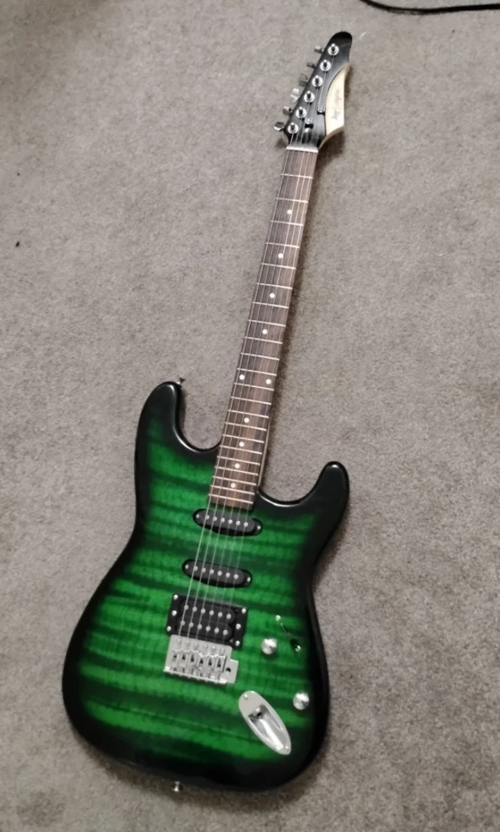 Jay Turser Electric Guitar Green