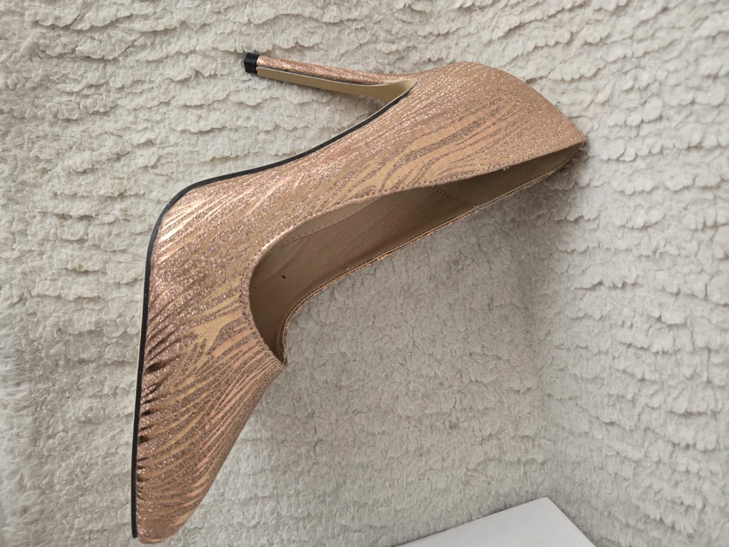 Rose Gold Stiletto Heels- Size 38 - photo 4