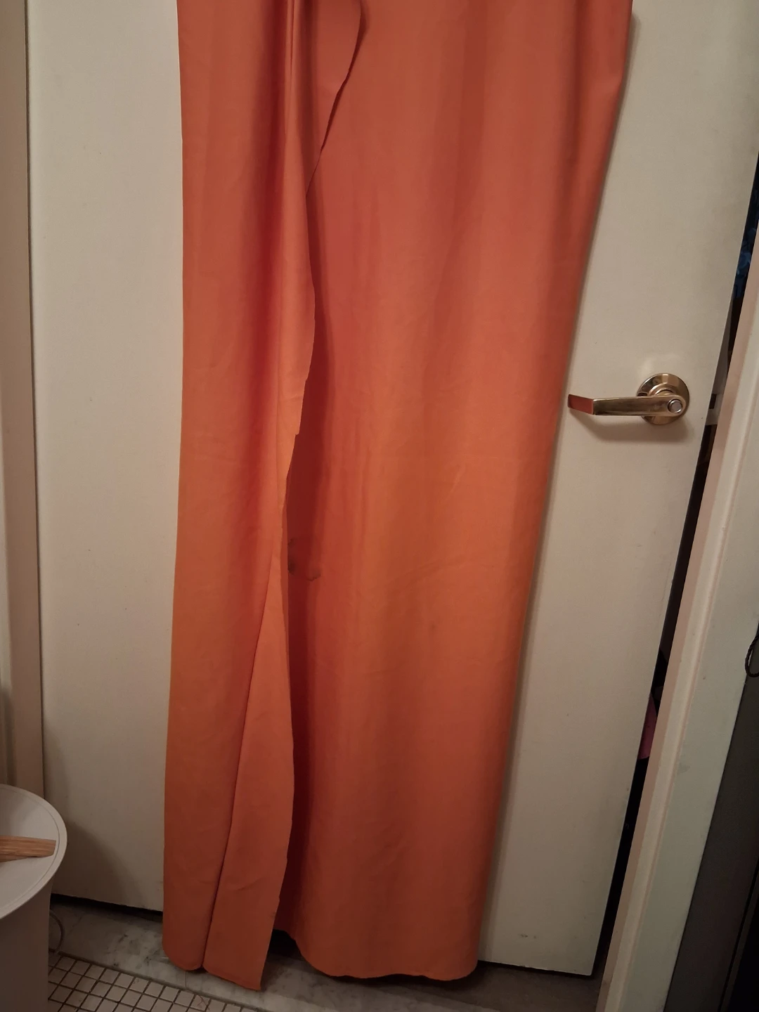 Orange Fabric- Unfinished Wraparound Dress - photo 4