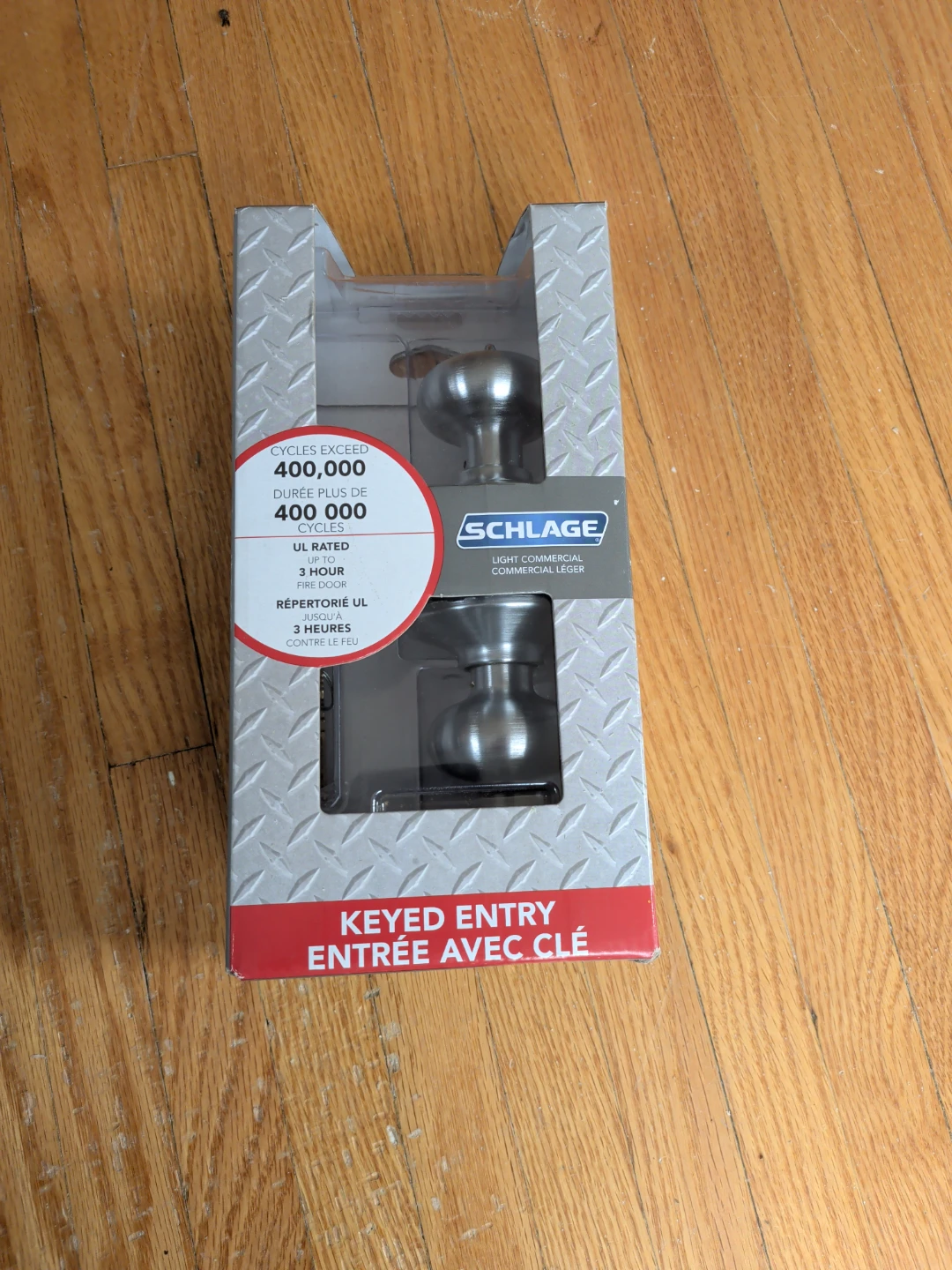 Schlage Light Commercial Keyed Entry Door Knob