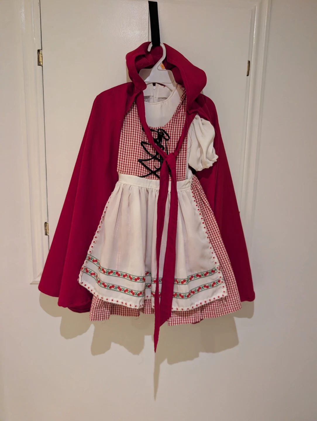 Home made Children's Red Riding Hood Costume