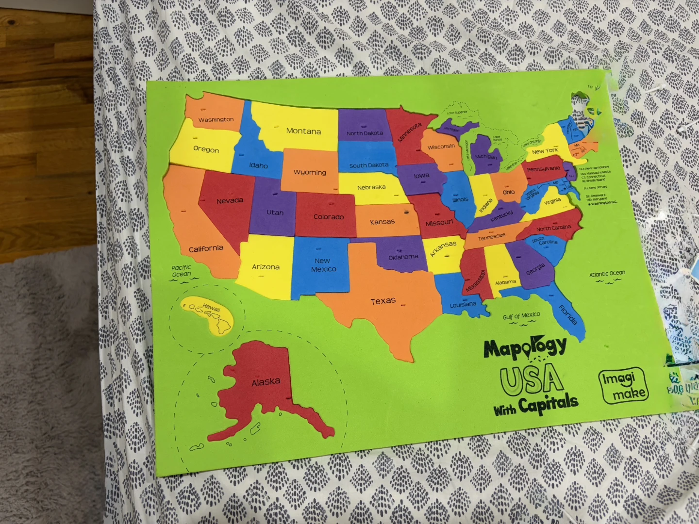 Mapology USA With Capitals Learning Toy - photo 2