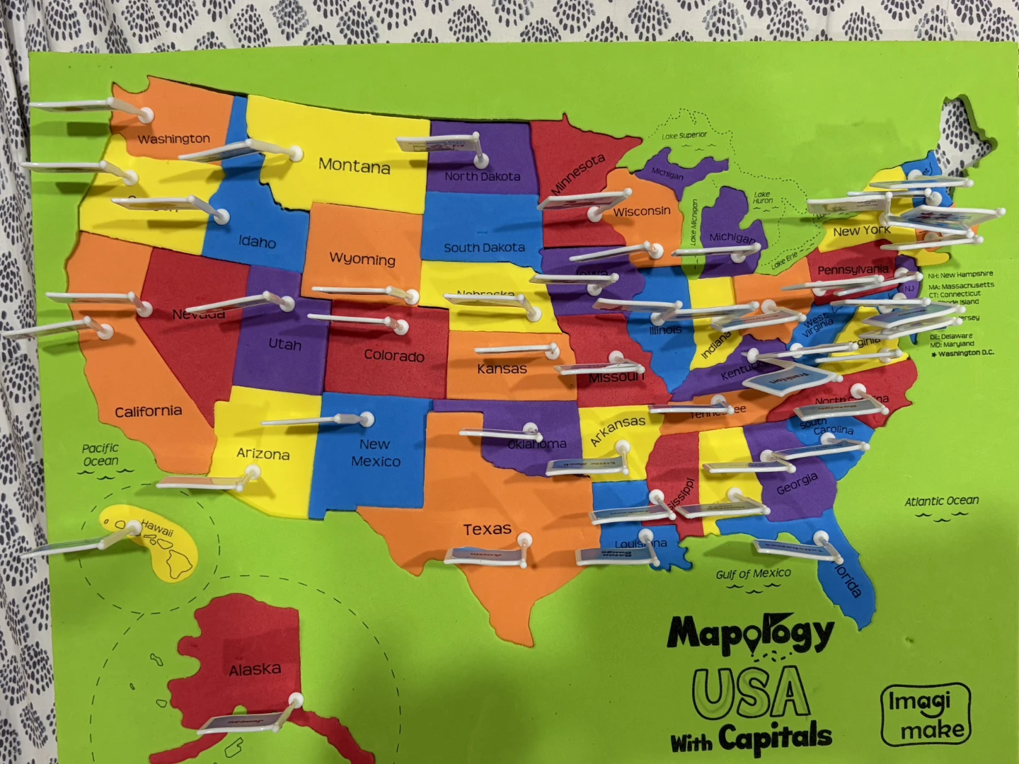 Mapology USA With Capitals Learning Toy - photo 3