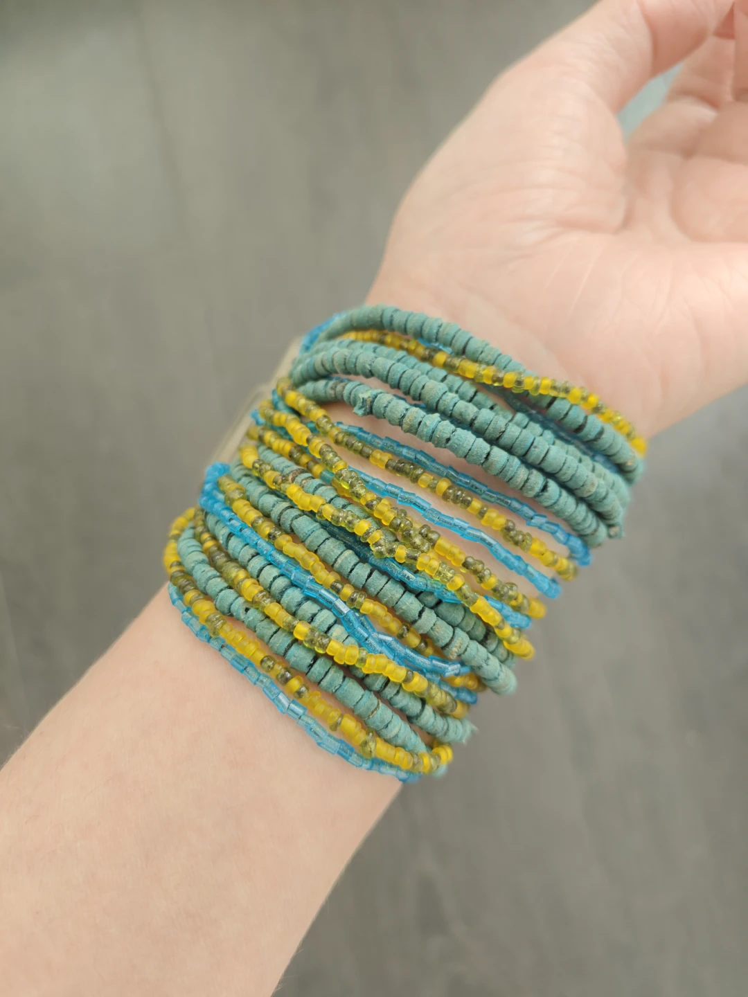 Multi-strend Beaded Bracelets with Wood Accents - photo 4