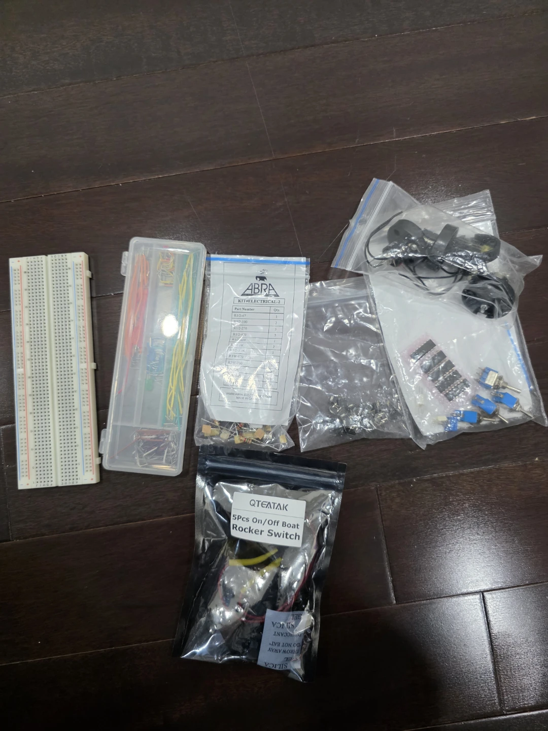 Electronics Kit and Rocker Switches