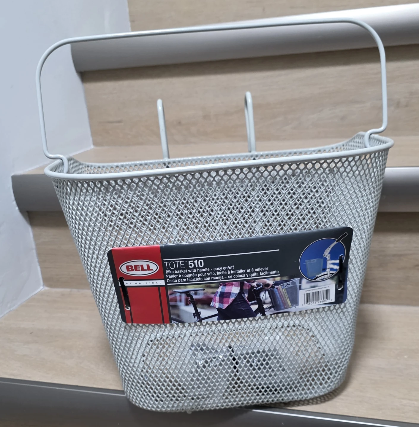 Bell Tote 510 Bike Basket - Gray
