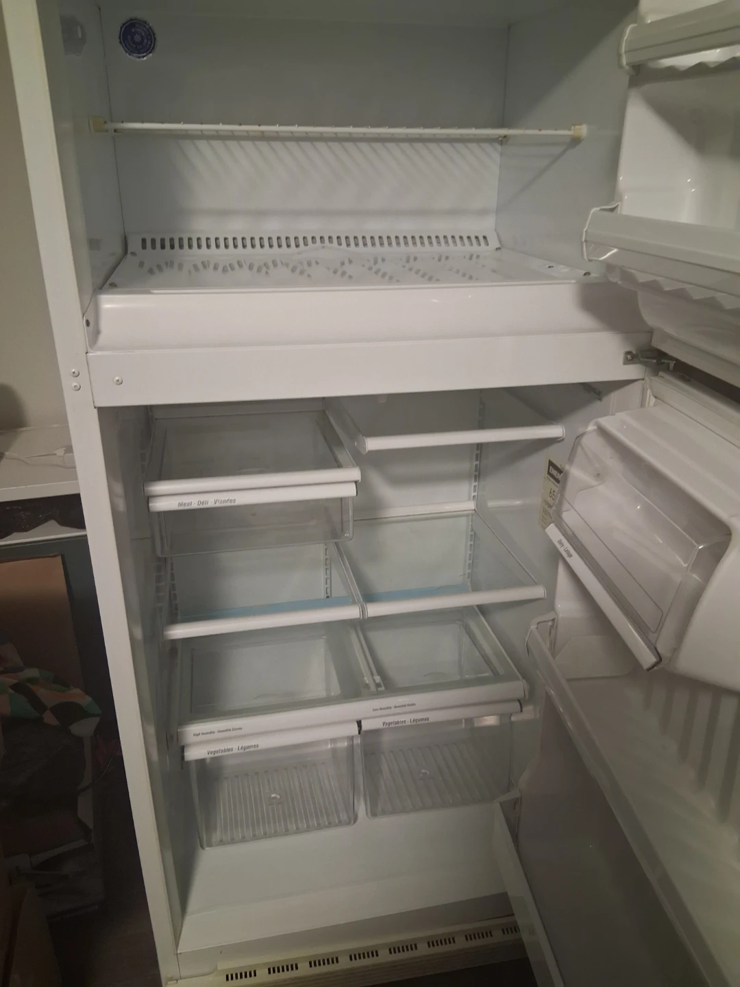 GE White Top-Freezer Refrigerator and Polar Water Dispenser - photo 3