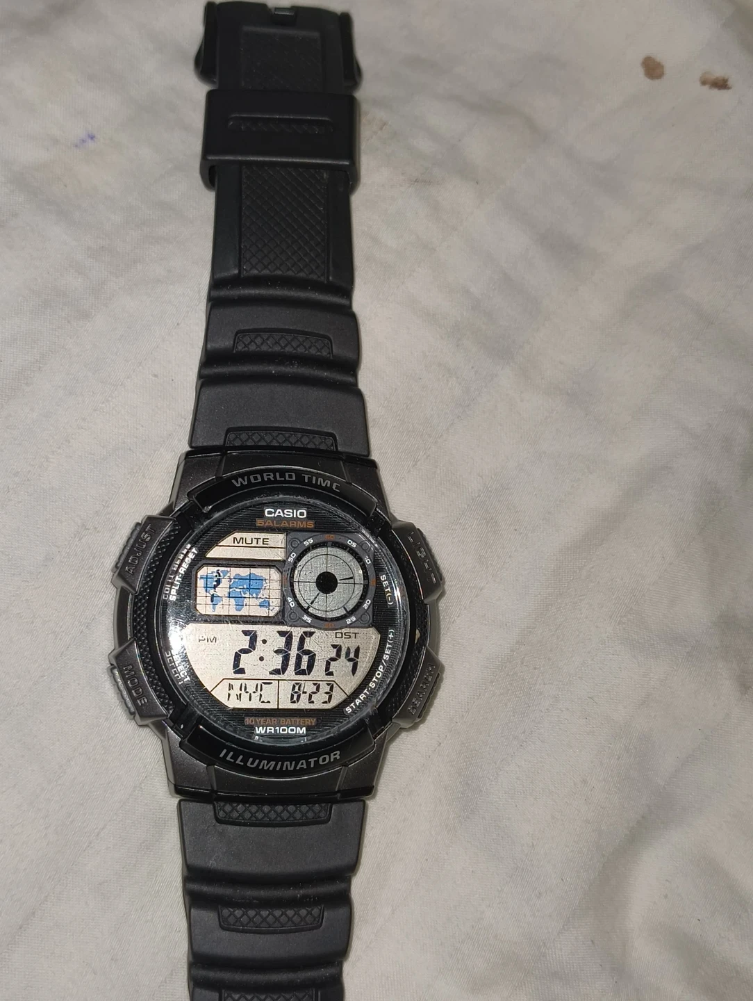 Casio Illuminator WR100M Watch