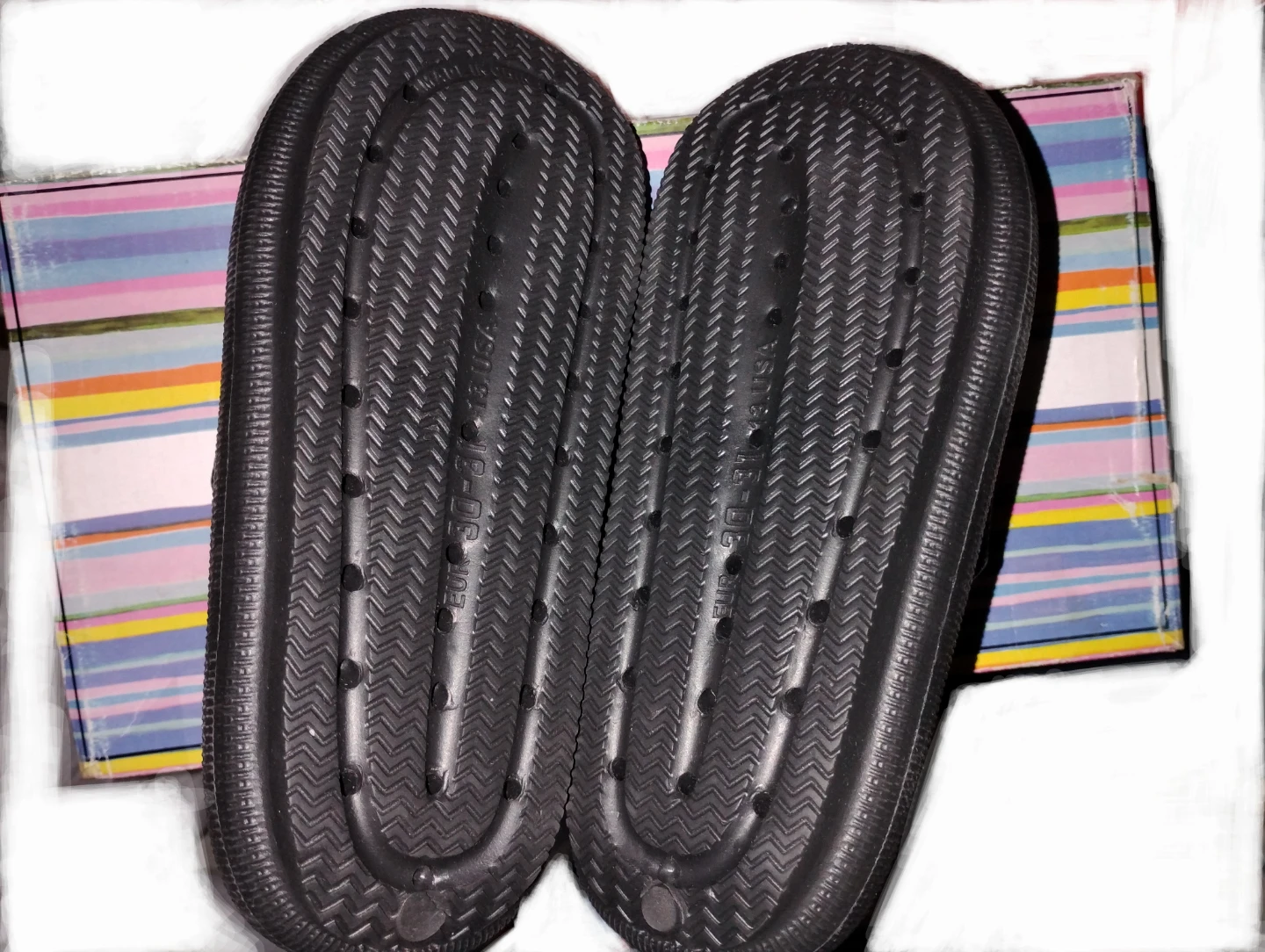 MIA Kids Black Slides Size 30-31 USA 13 kids - photo 2
