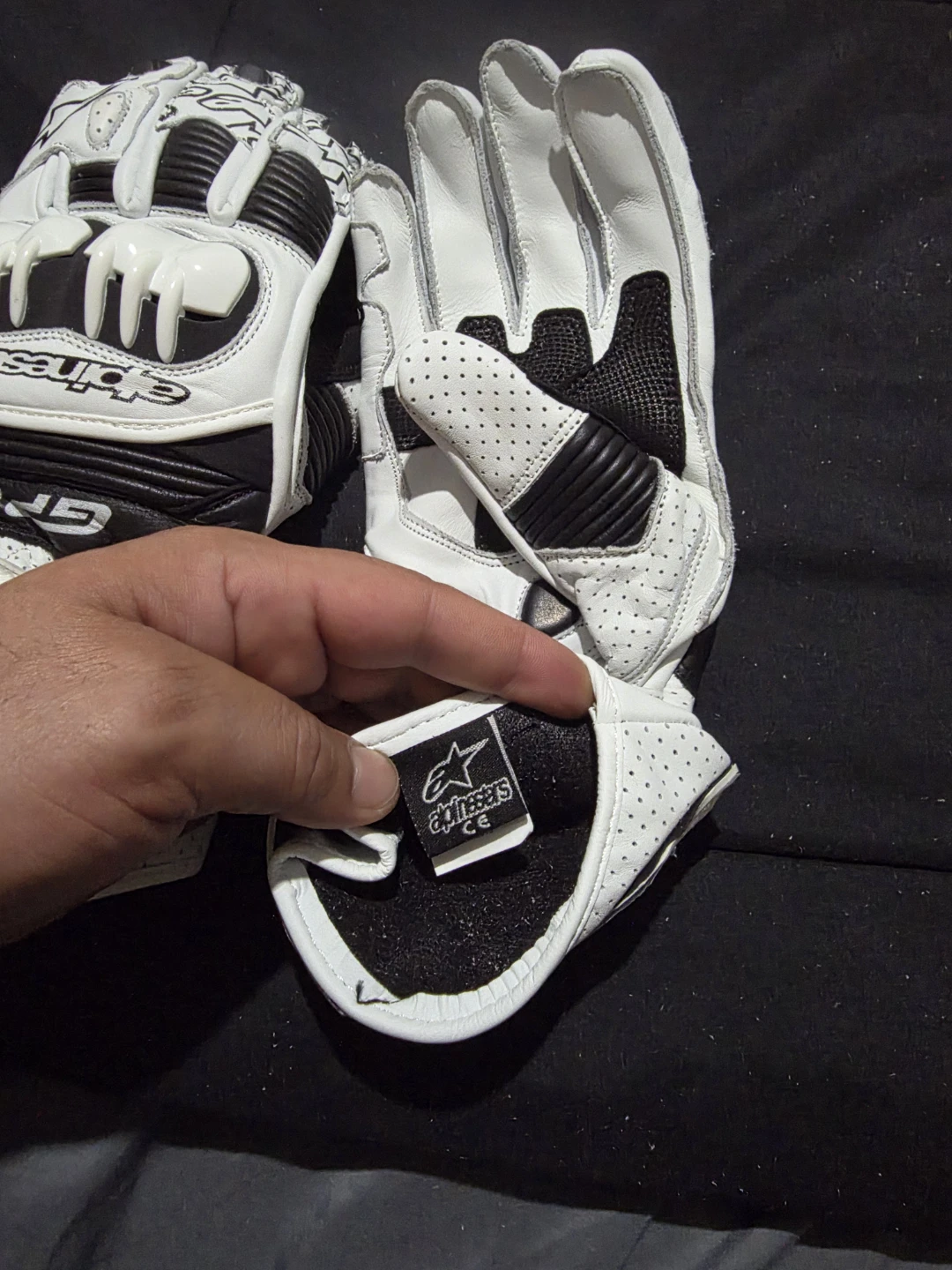 Alpinestars GP Pro Motorcycle Gloves - White, Large - photo 2