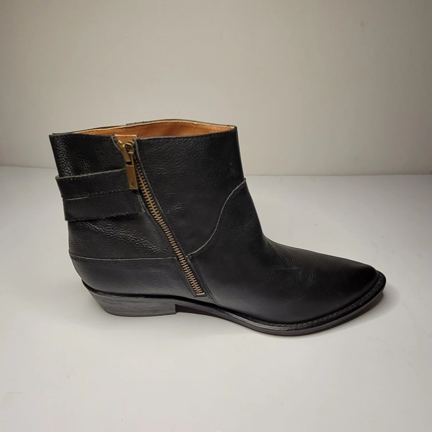Lucky Brand Black Leather Ankle Boots - photo 5