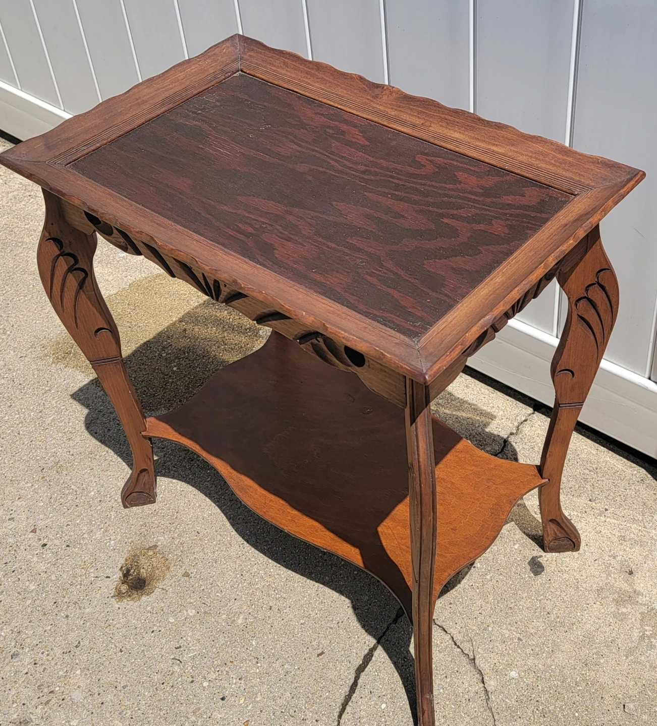 Vintage Wooden Side Table $80 - photo 3
