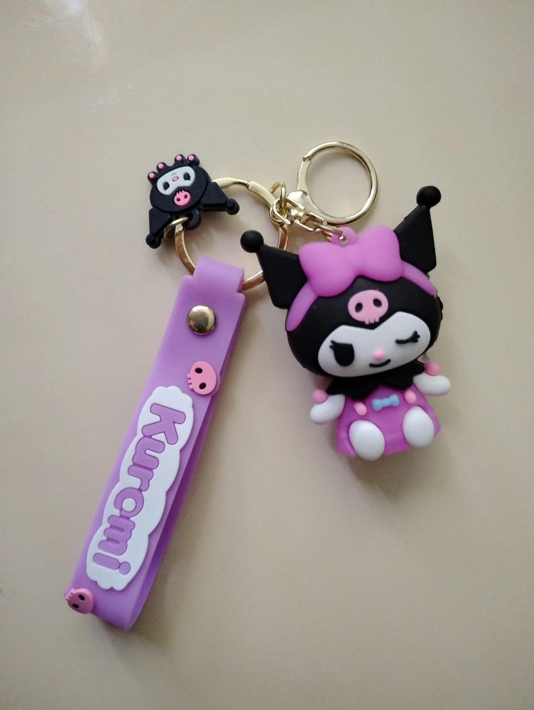 Kuromi Keychain Charm - photo 3