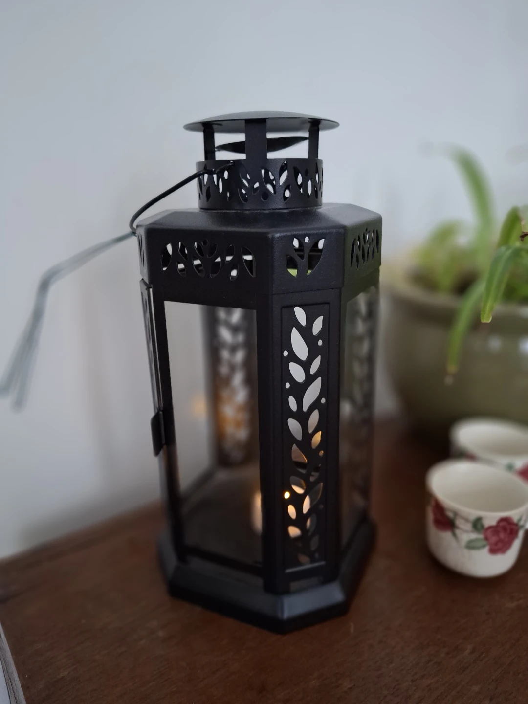 Black decorative lantern