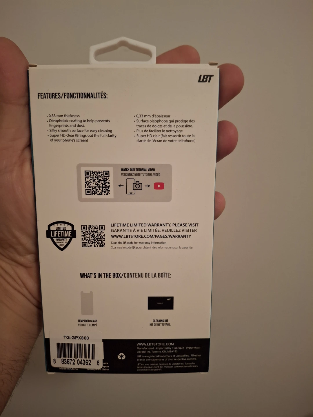 LBT Tempered Glass Screen Protector for Google Pixel 8 - photo 2