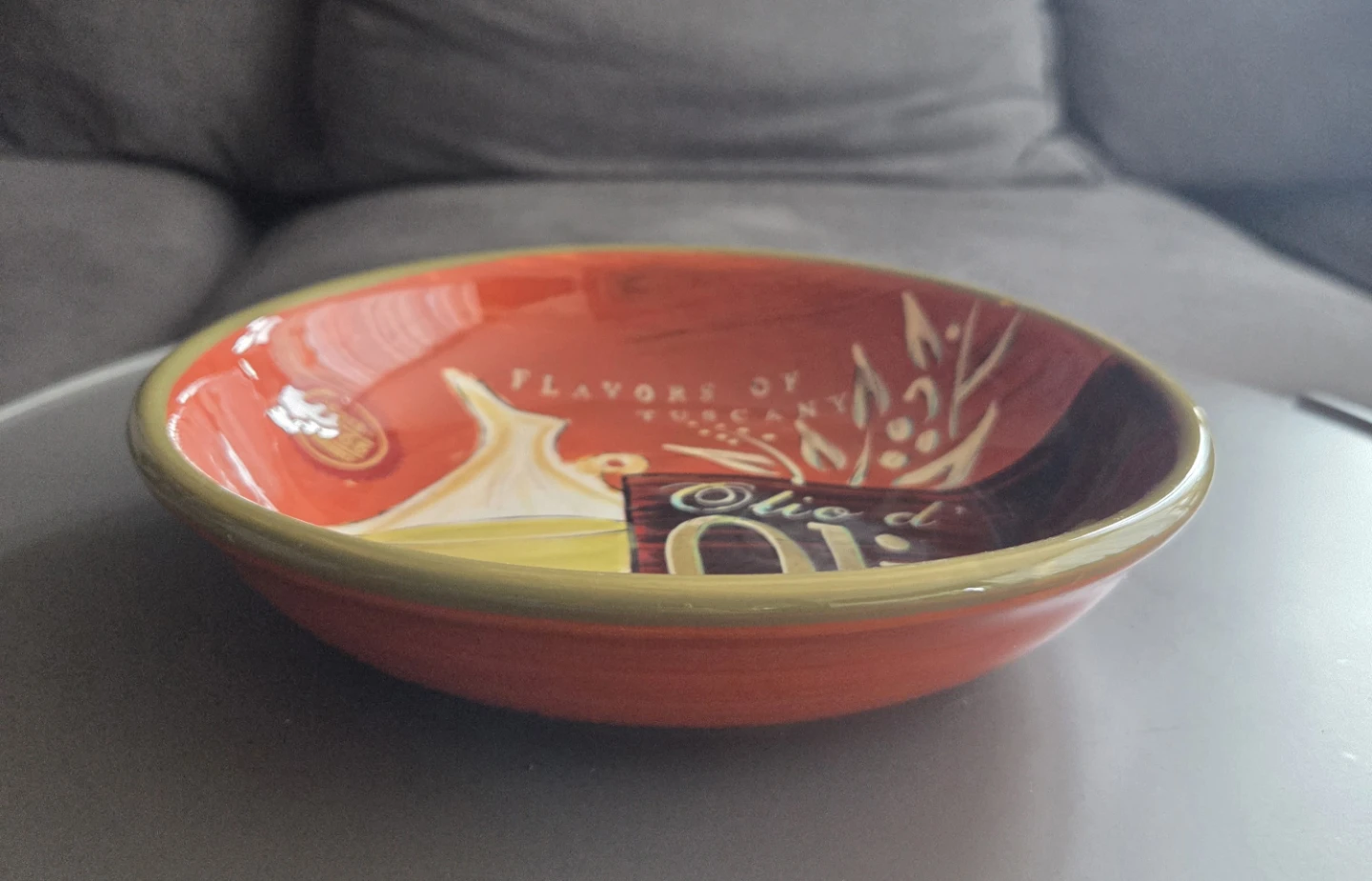 Flavors of Tuscany Olio d'Oliva Decorative Bowl - photo 4