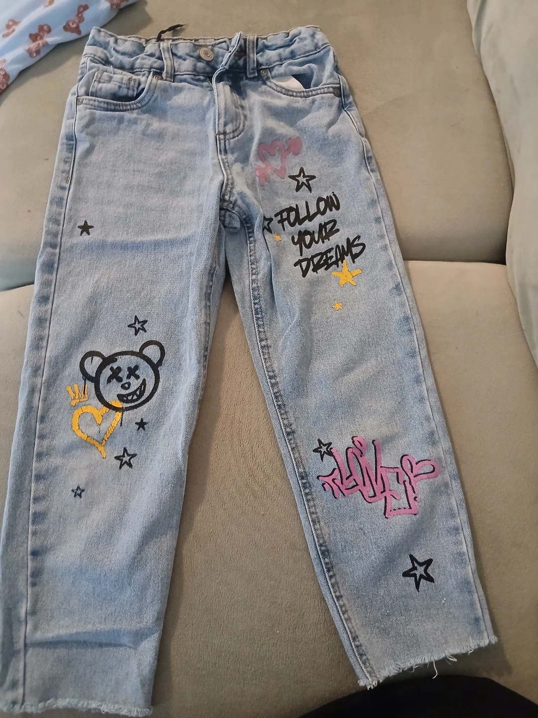 Girls' Graphic Jeans - photo 3