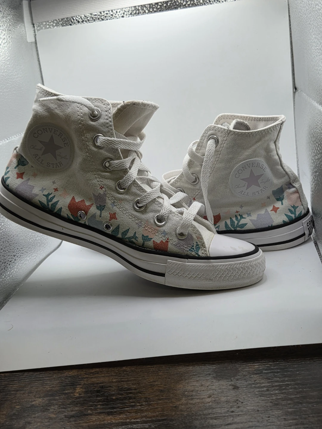 Converse All Star Floral High Top Sneakers - photo 5