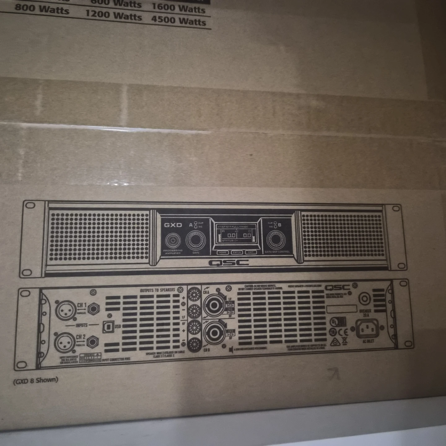 QSC GXD4 Amplifier - photo 2
