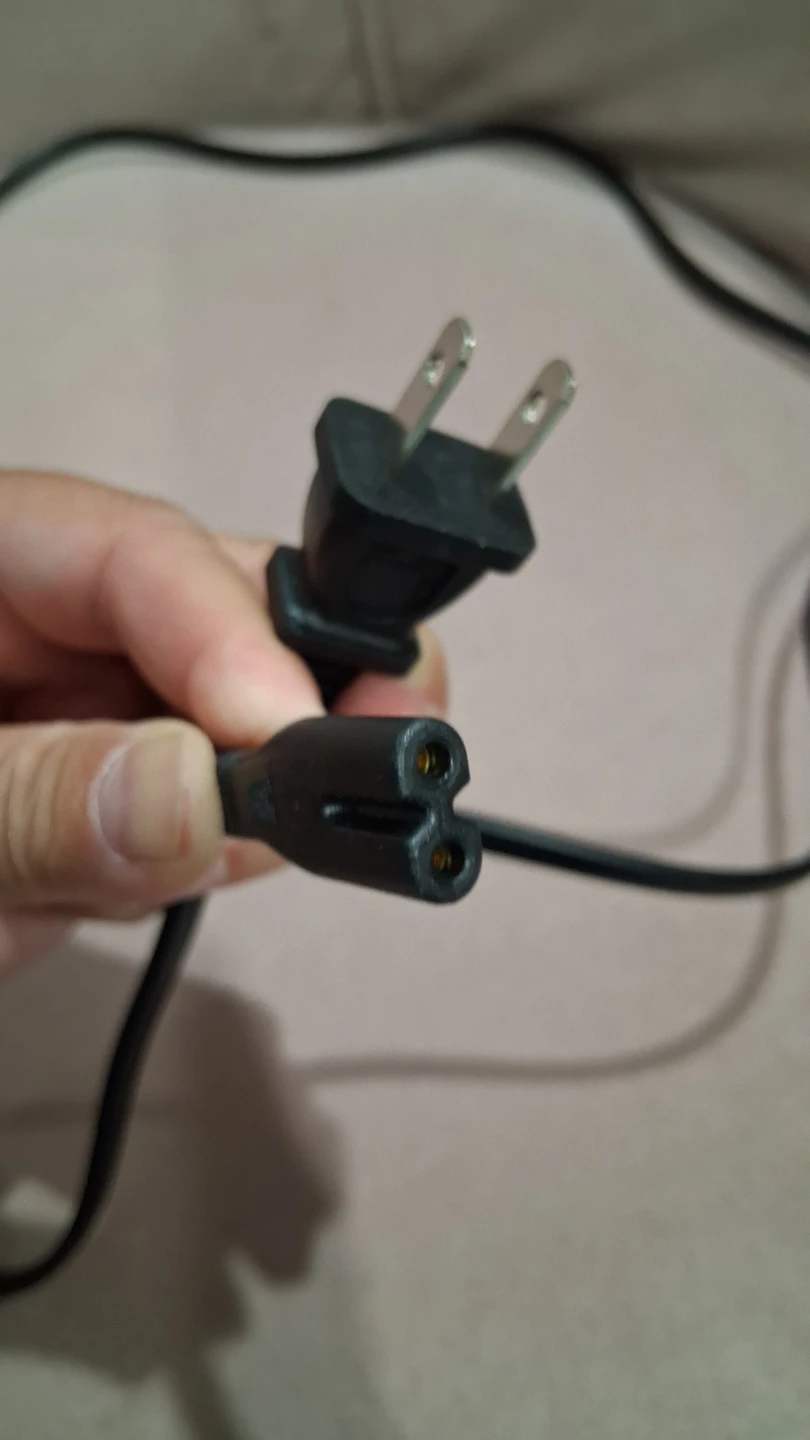 Two Prong Universal AC Power Cable