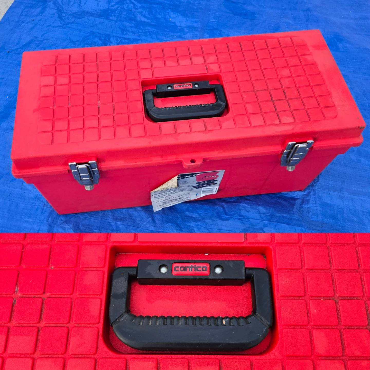 Contico 24-inch Deluxe Tuff-E Tool Box