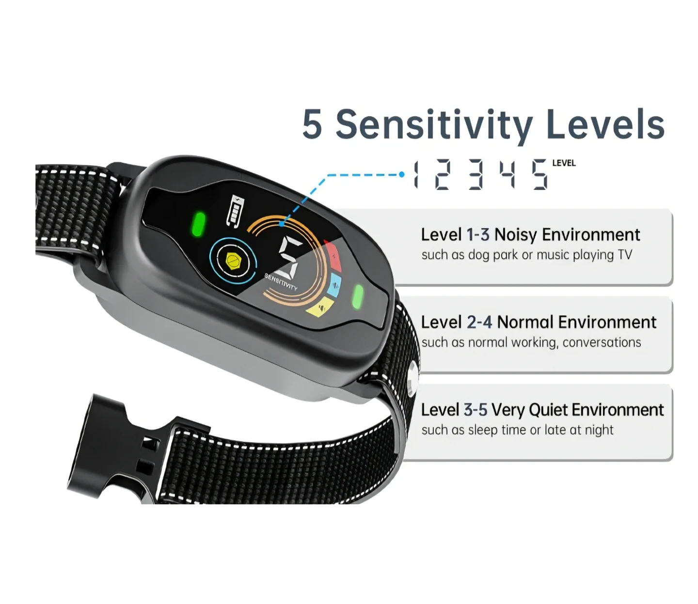 Automatic Rechargeable Dog Bark Collar - photo 2