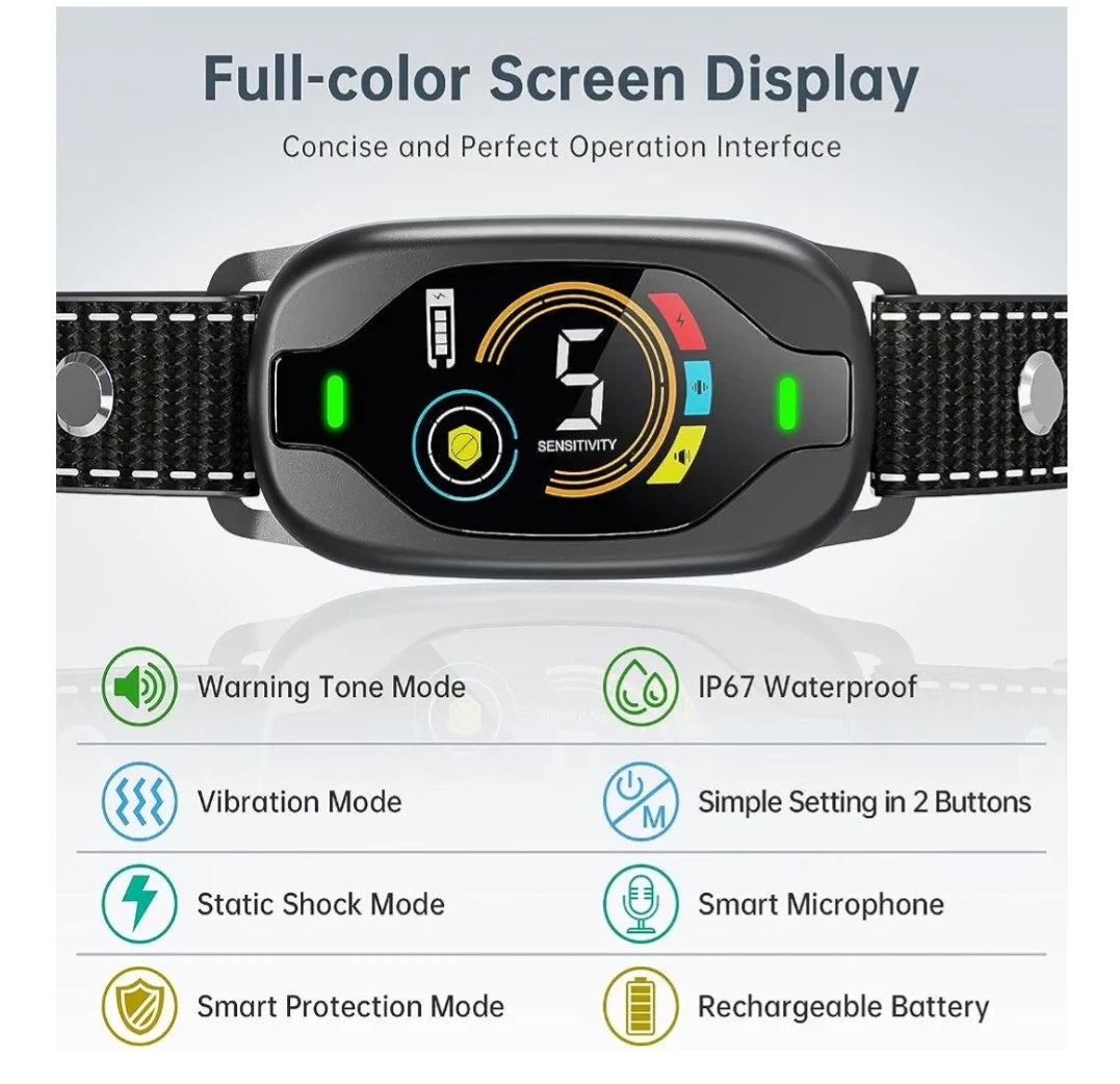 Automatic Rechargeable Dog Bark Collar - photo 4