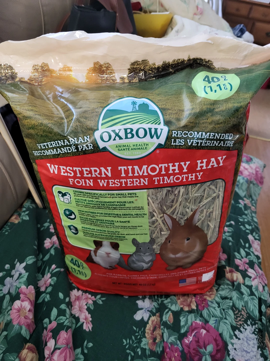 Oxbow Western Timothy Hay 1.1 kg
