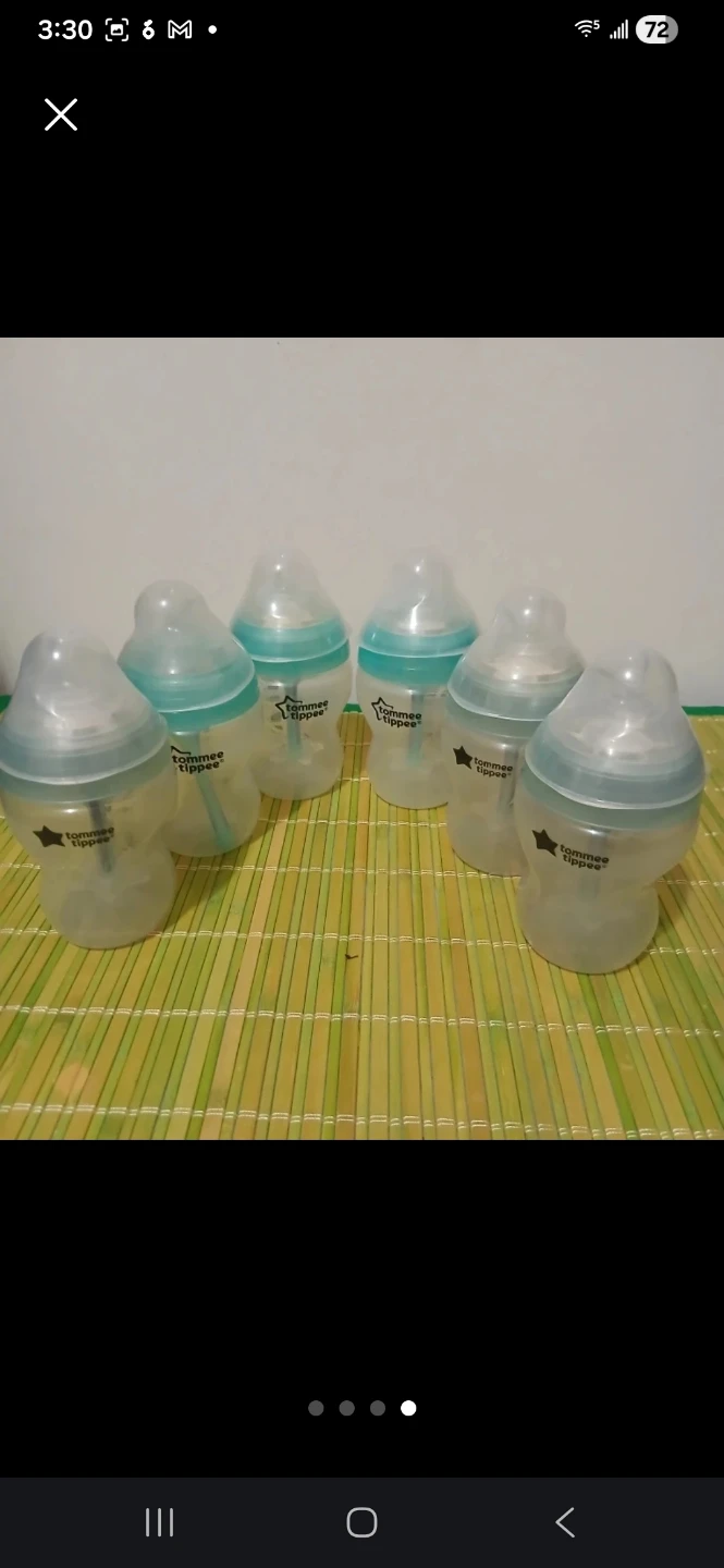 Set of 6 Tommee Tippee Baby Bottles🏈