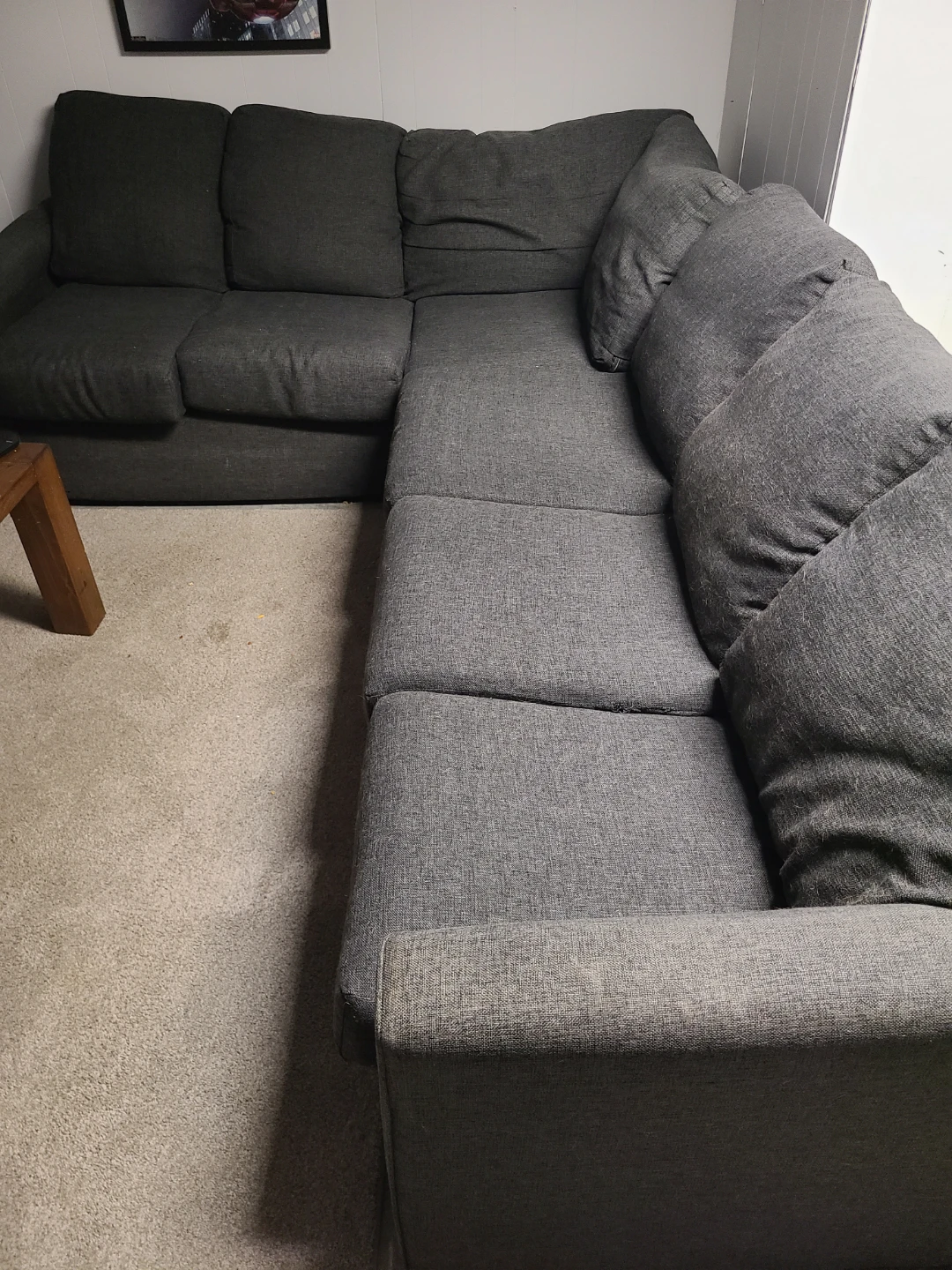 Dark Grey Sectional Sofa