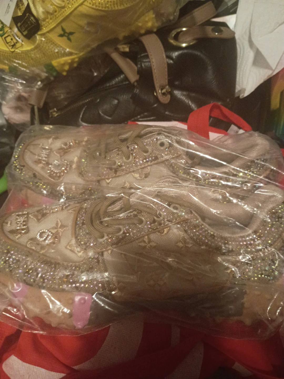 Sparkly Embellished Sneakers