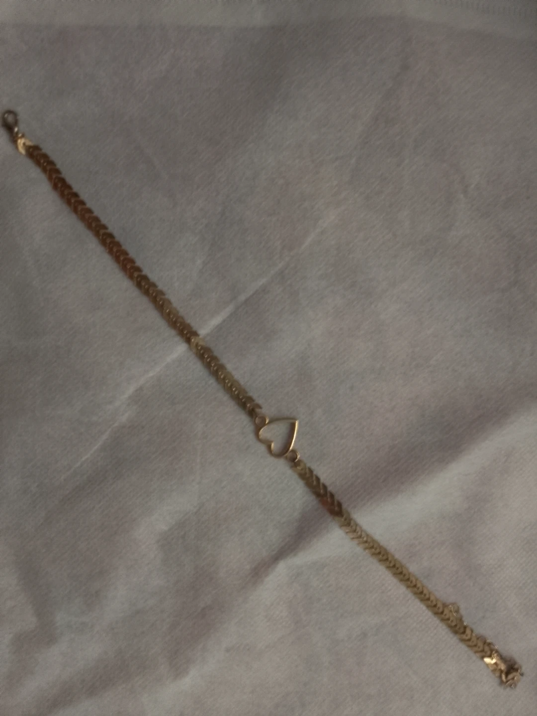 Gold-Tone Heart Necklace 🏈