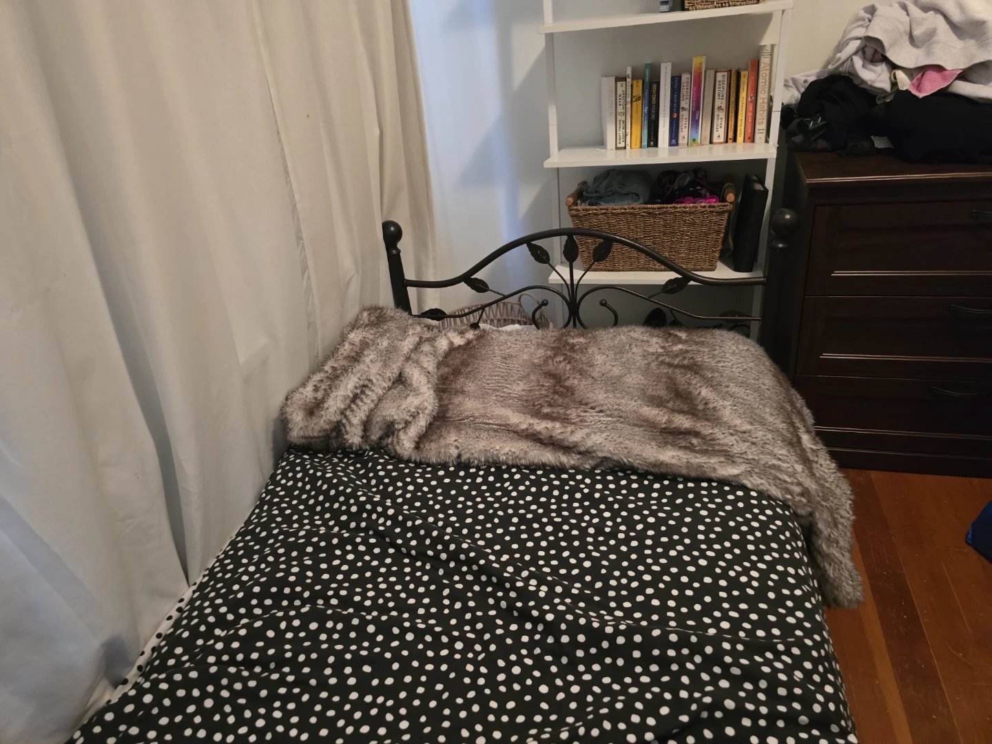Black Metal Bed Frame - photo 3
