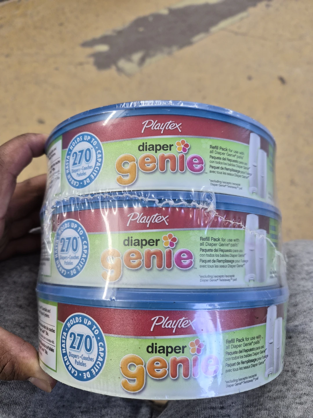 3-Pack Playtex Diaper Genie Refills